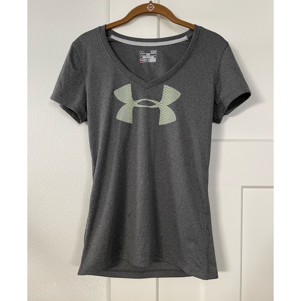 Under Armour Grey V Neck Shirt